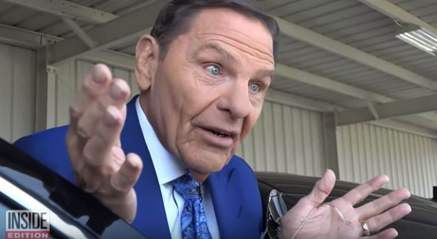 Teleevangelist lookalike to meme devil