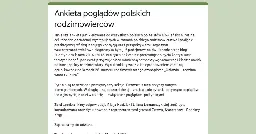 Ankieta poglądów polskich rodzimowierców