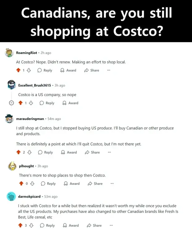 It's happening! The Canadian Costco cult is showing fractures! (