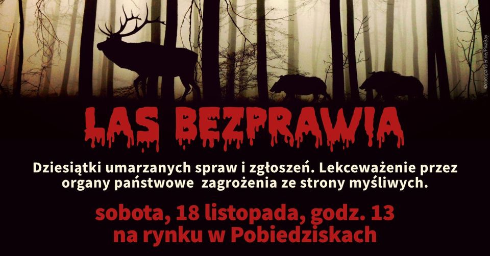 Protest antyłowiecki "Las Bezprawia"