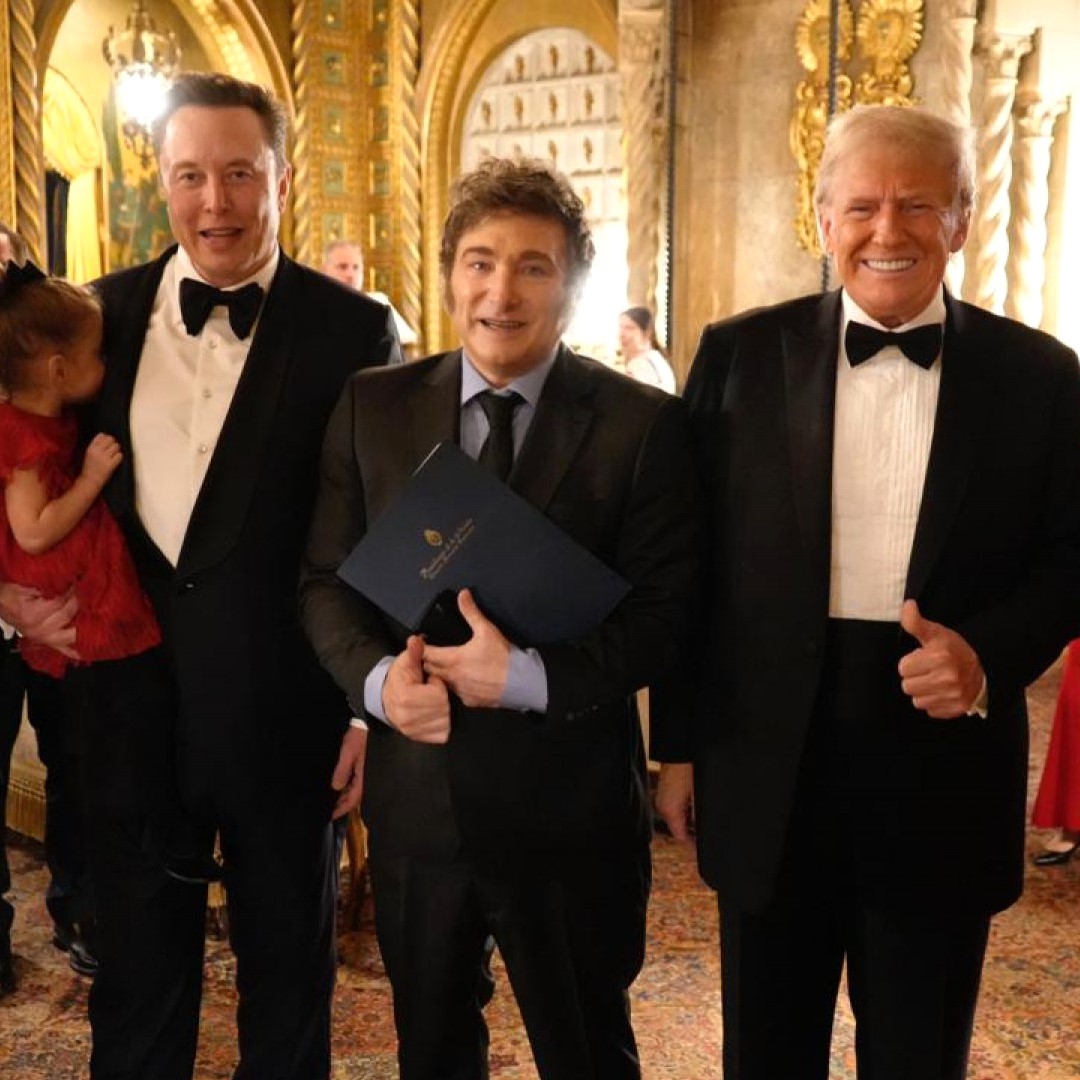 Musk, Milei and Trump.