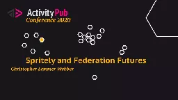 Spritely and Federation Futures