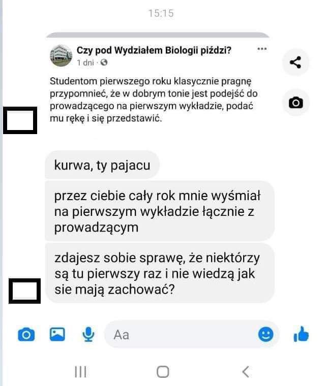 A do toalety wychodzimy po podniesieniu ręki