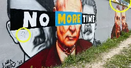 Zniszczyli znane proukraińskie murale. Pomorskie koleje publikują zdjęcia wandali