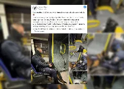 Policjanci razem ze s�u�bowymi psami jechali na mecz autobusem miejskim. "Nie by�o radiowoz�w"