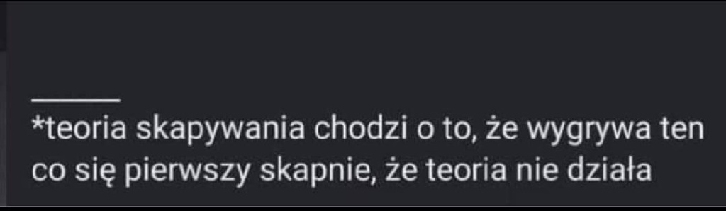 teoria skapywania
