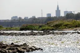 Wisła (prawie) wyschła. Rekordowo niski poziom wody w Warszawie