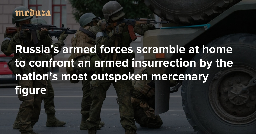 Yevgeny Prigozhin’s coup Russia’s armed forces scramble at home to confront an armed insurrection by the nation’s most outspoken mercenary figure — Meduza