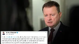 Błaszczak pisze o "embargu informacyjnym" na temat rakiety. Jak MON za jego czasów informował?